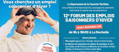 Forum Des Emplois Saisonniers D Hiver La Rochelle Forum Des Emplois Saisonniers D Hiver Le 7 Novembre A La Rochelle Studyramaemploi